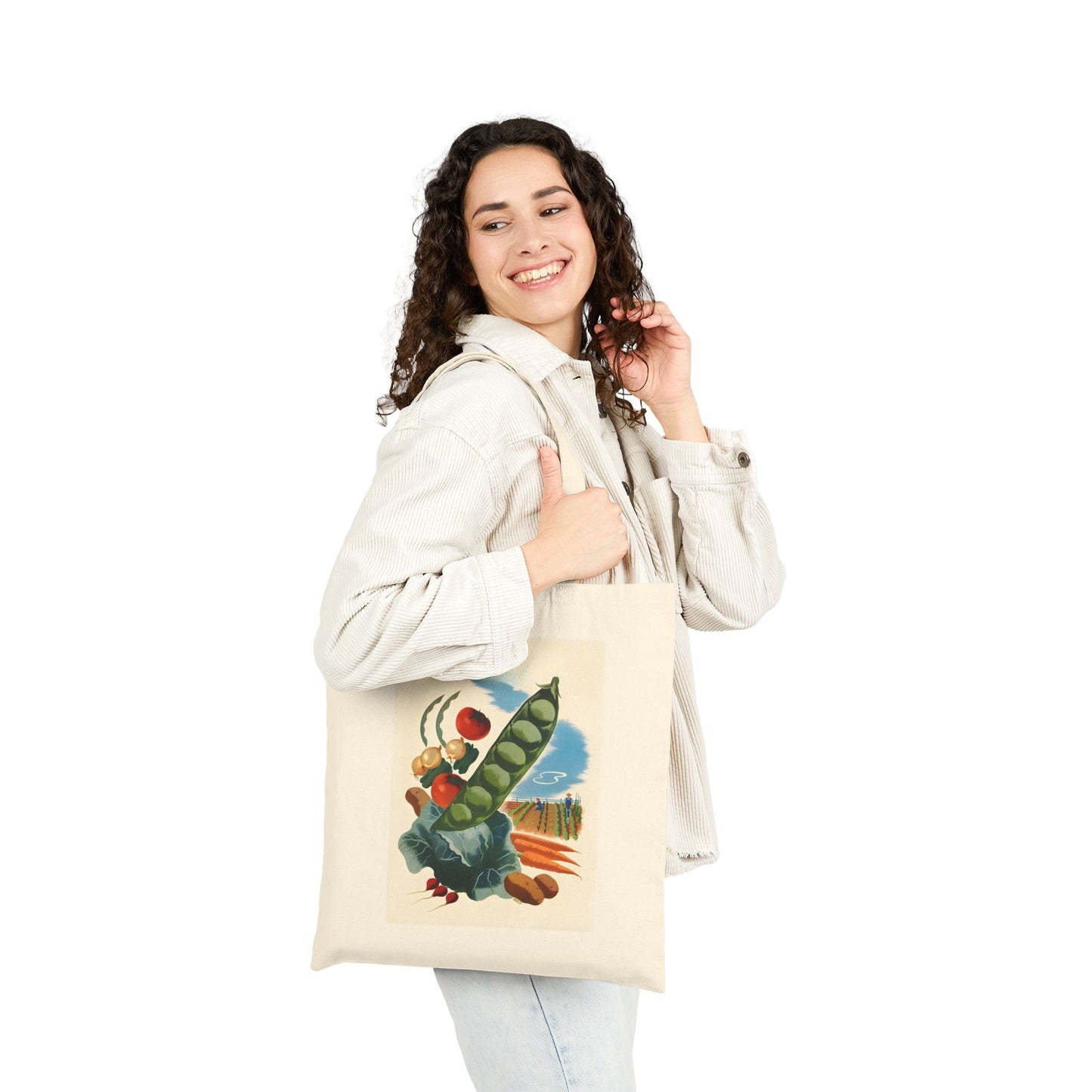 Old-fashioned "Grocery" Tote