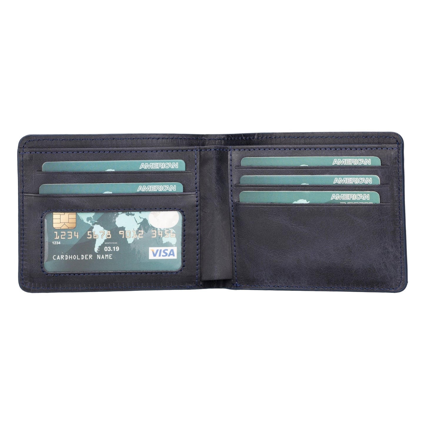 Arvada Handmade Bifold Leather Men Wallet