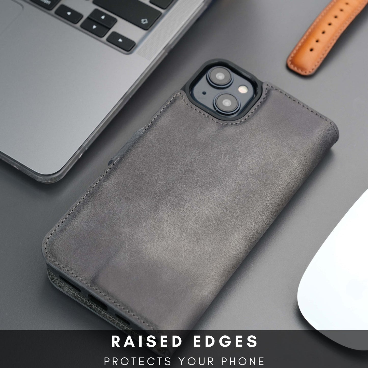 Casper iPhone 16 Plus Wallet Case Leather MagSafe