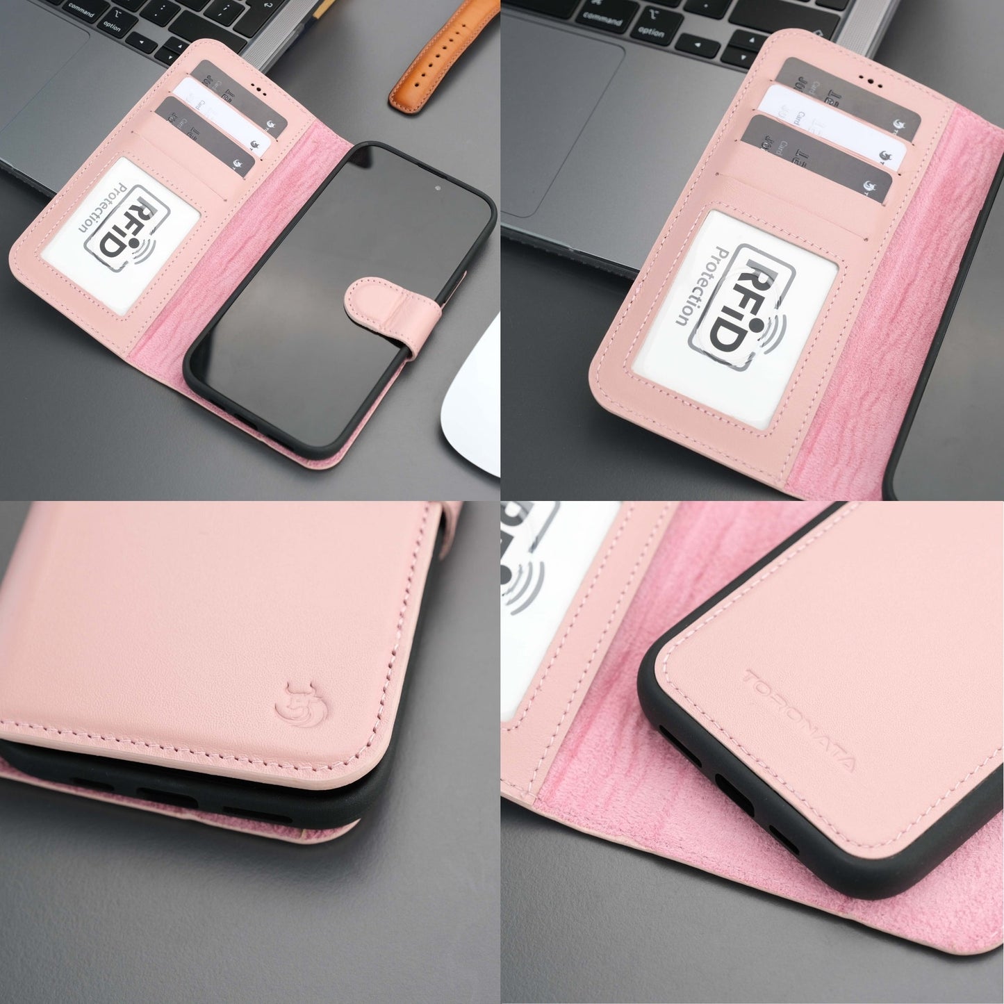 Casper iPhone 16 Plus Wallet Case Leather MagSafe