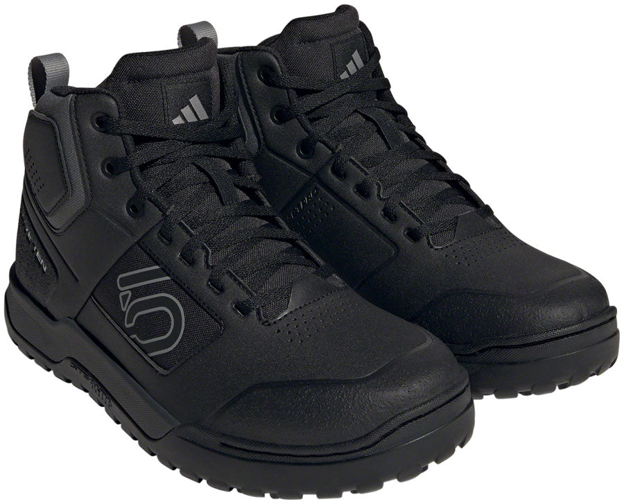 Five Ten Impact Pro Mid Flat Shoes - Men's Core Black/Gray Three/Gray Six 13