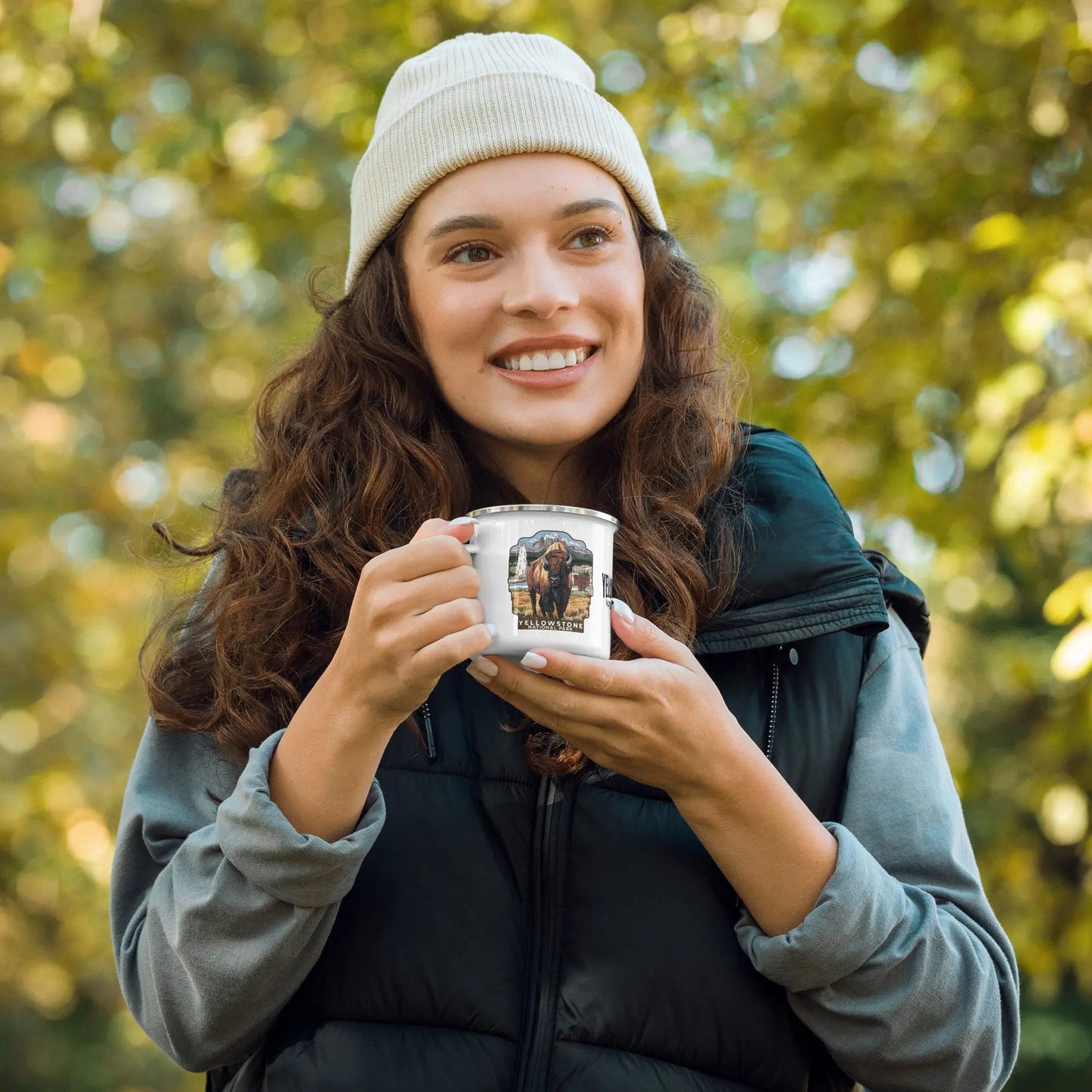 Yellowstone National Park Durable Enamel Camp Mug