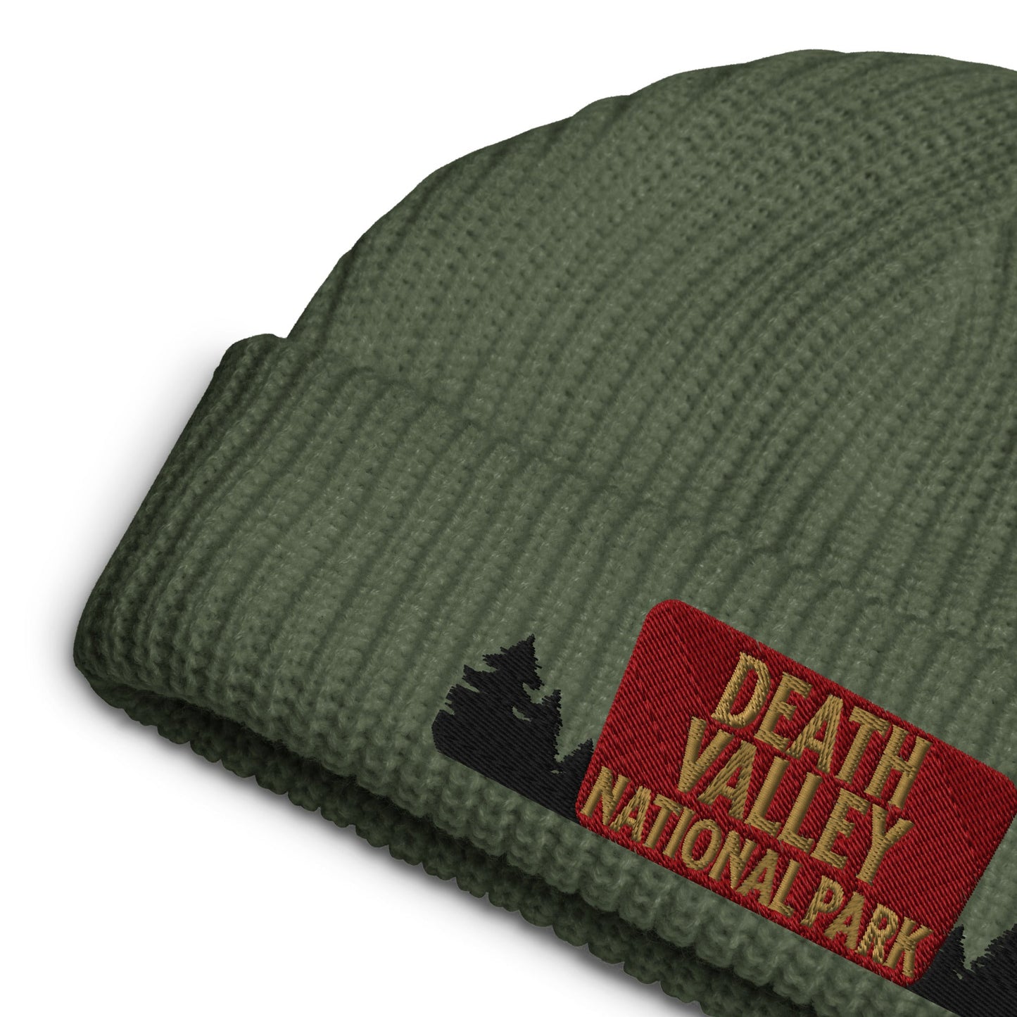 Death Valley National Park Sign Embroidered Beanie Wharf Style