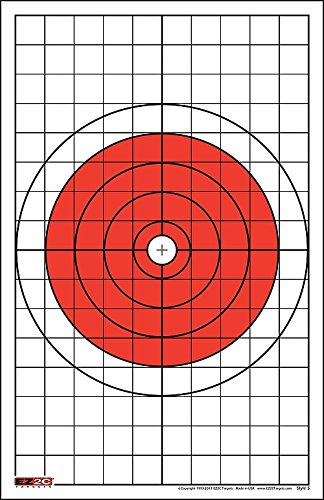 125 EZ2C Targets Tactical Favorites 5 Styles Paper Targets Bundle 11"x17" USA Made