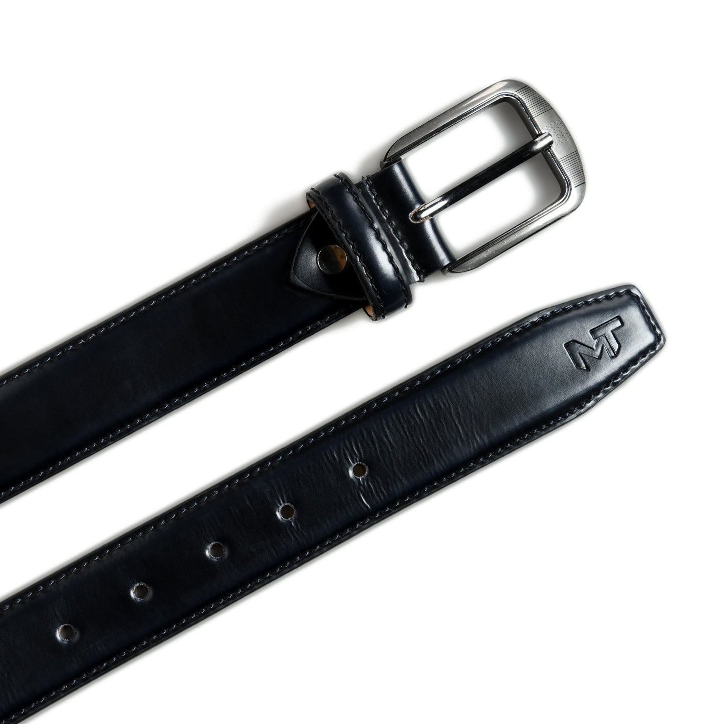 Eclipse Black Leather Belt