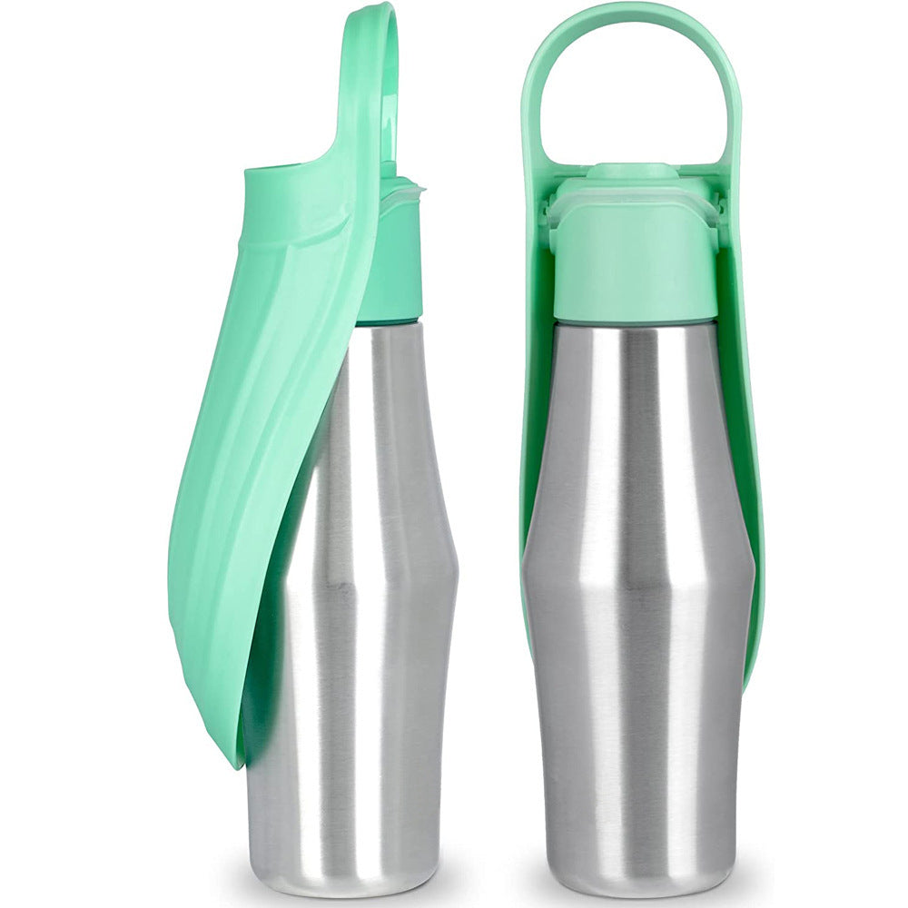 New Portable Pet Dog Water Bottle with Soft Silicone Design
