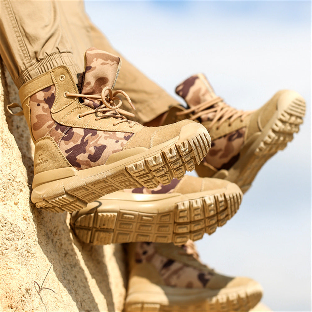 Outdoor Military Boots for Men and Women - High-Top Tactical Footwear