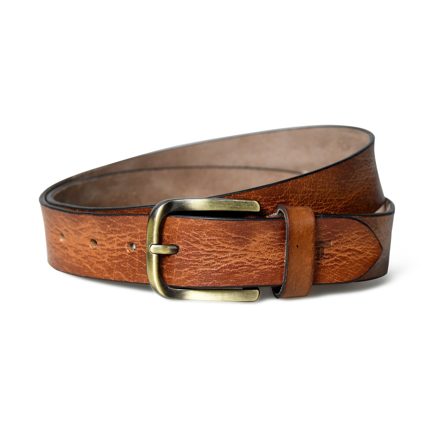 Formal Tan Leather Belt for Men