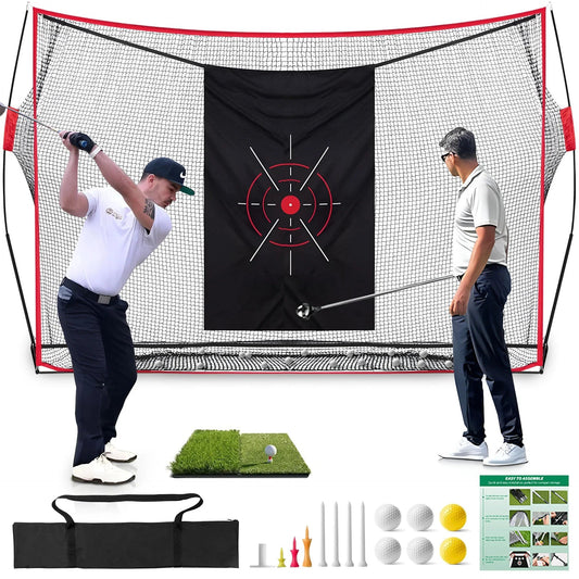 Swing Rex Pro Golf Net for Backyard – Heavy Duty Golf Practice Net