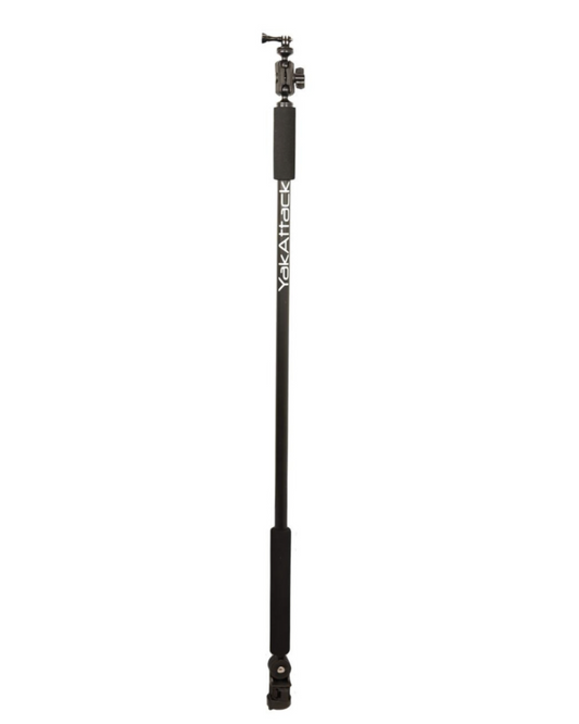 YakAttack BOOMSTICK PRO™ CAMERA MOUNT, Includes 1/4-20 Mount and GoPro Mount