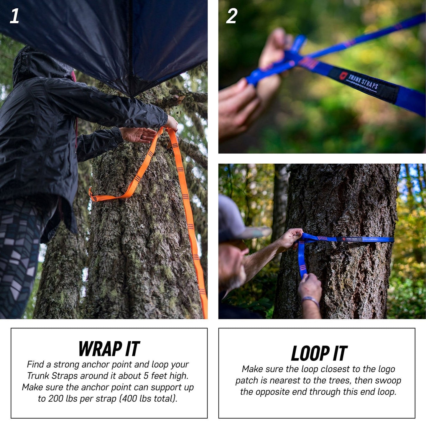 Grand Trunk Trunk Straps - Hammock Suspension Straps
