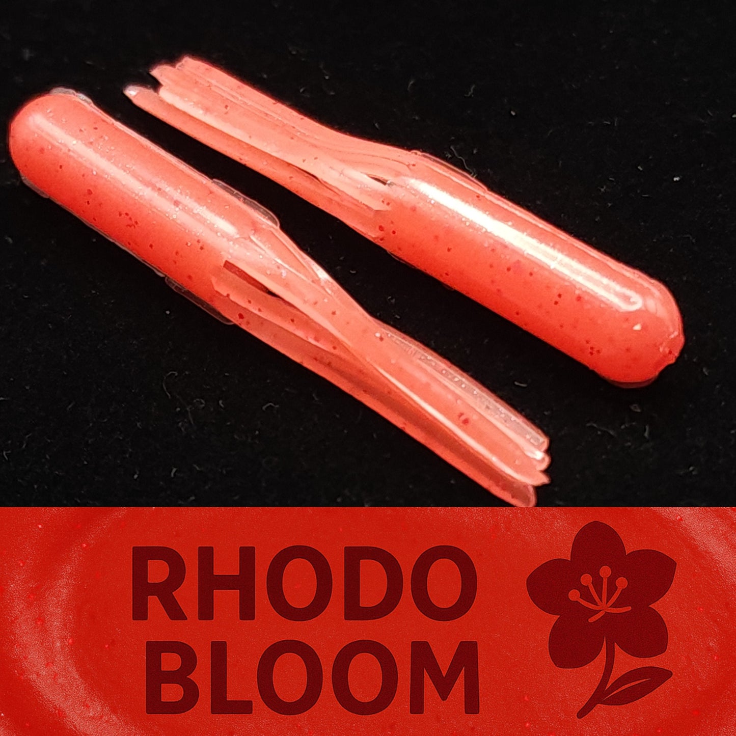 Jar of 1.8" Micro Hollow Tube "The Whisker-Doodle Dangleworm"