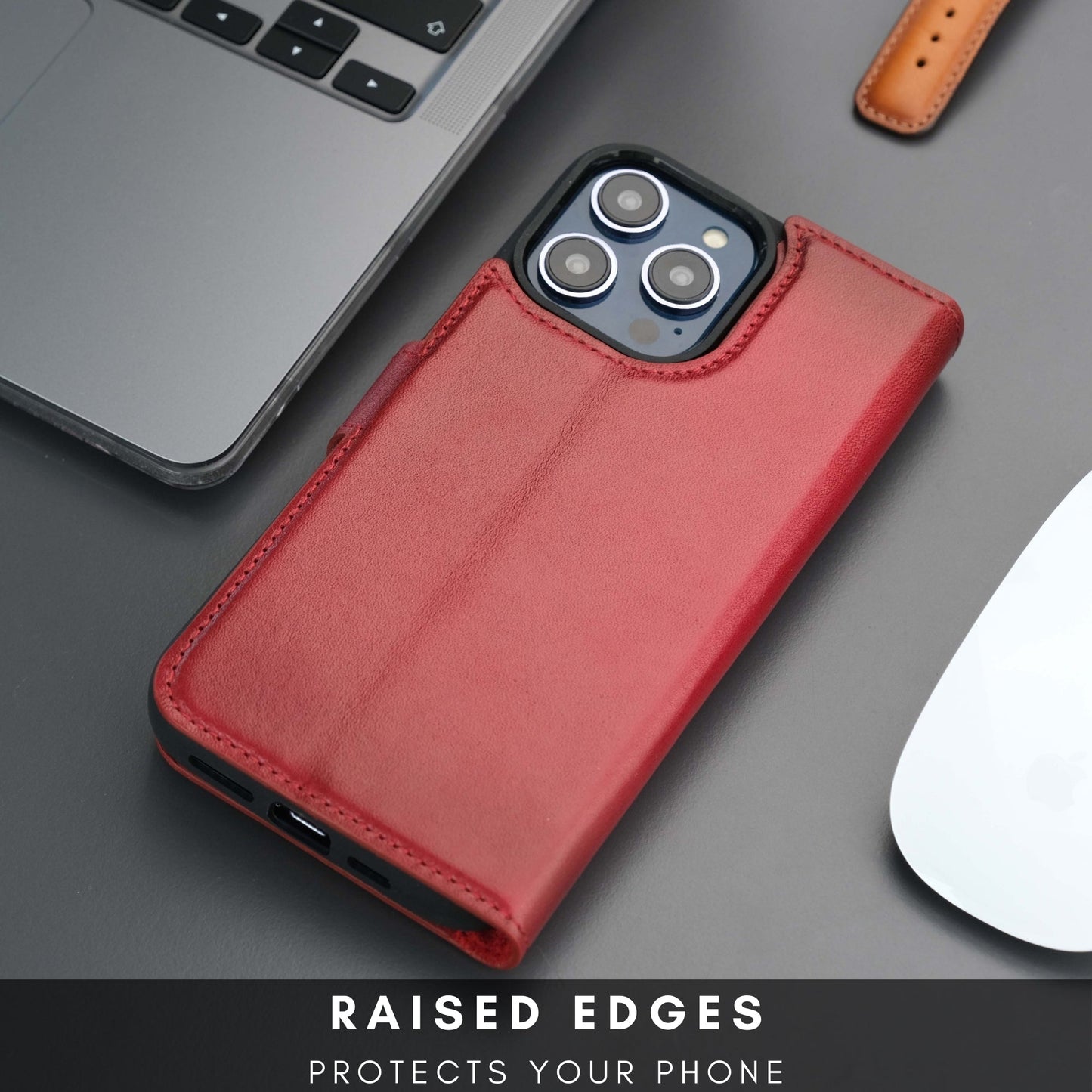 Casper Leather iPhone 14 Pro Max Wallet Case | MagSafe