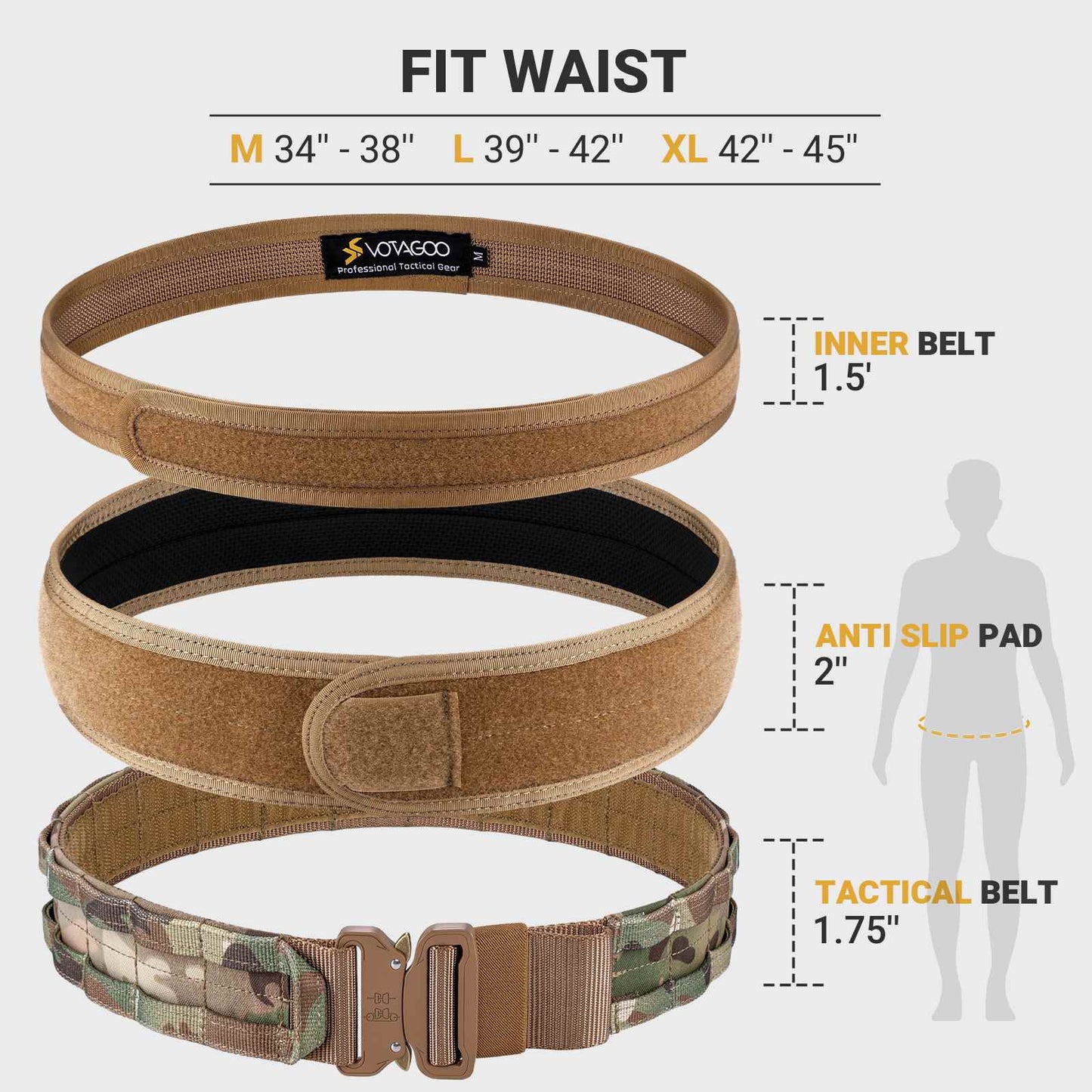 MOLLE Battle Belt with Quick Release Buckle for Enhanced Tactical Gear Performance