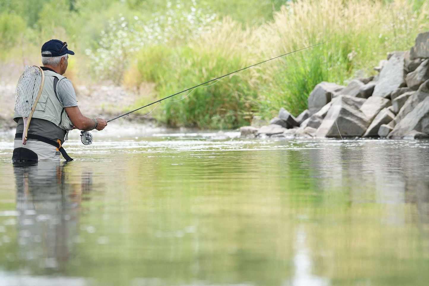 Barbless White Wulff Classic Hair Wing Dry Fly - 6 Flies Hook Size 14