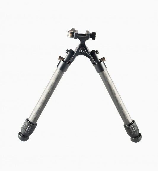 Linkogear HB-C01L Carbon Fiber Tac Bipod – QD Picatinny – Rubber & Spike Feet