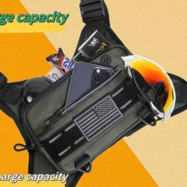 Men's Tactical Chest Bag – Versatile and Durable Outdoor Sports Gear for Adventurers