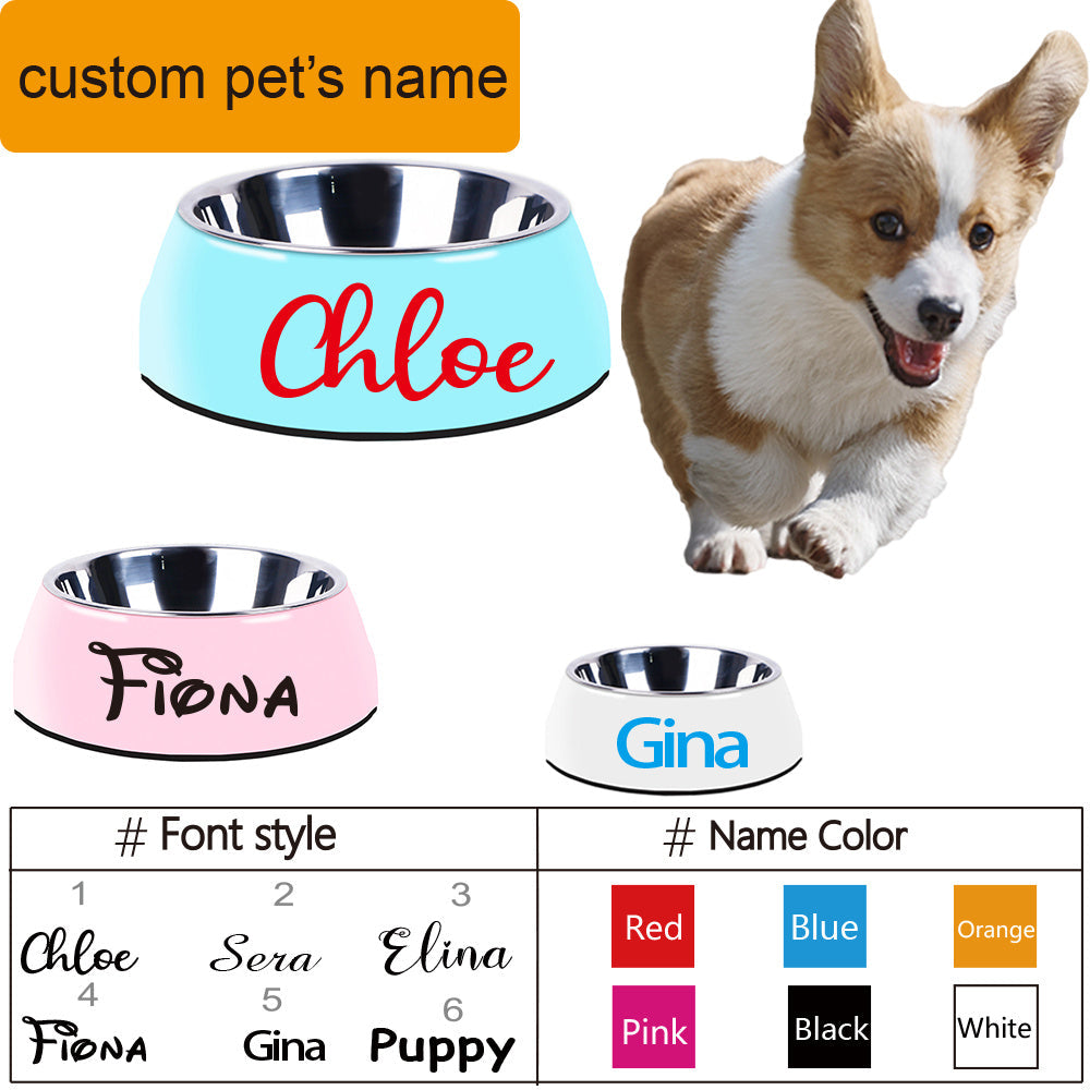 Stainless Steel Dog Bowl for Easy Feeding and Stylish Design