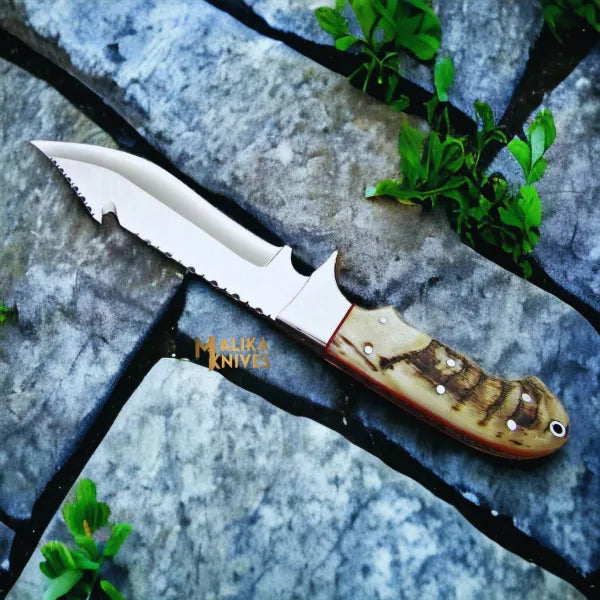J2 GutHook Hunting Knife | Exquisite Craftsmanship & Razor-Sharp Blade-0337
