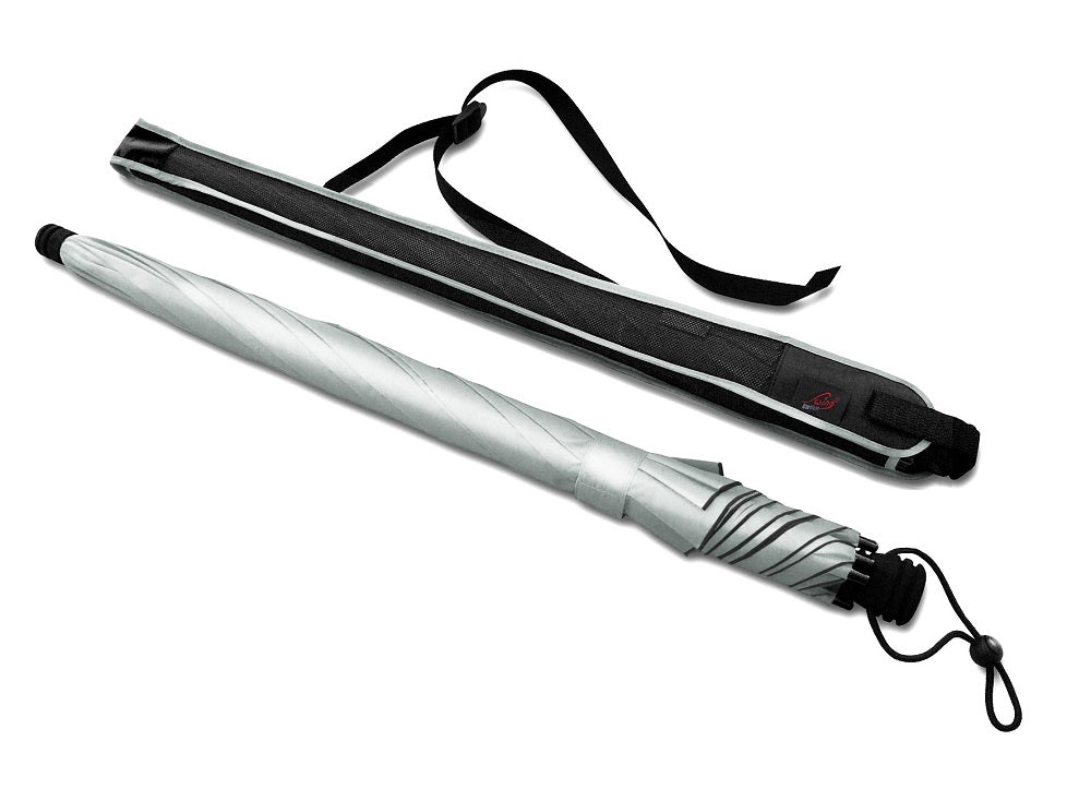 Swing Liteflex Trekking Umbrella – Featherlight, Nearly Unbreakable Fiberglass Frame, Waterproof Teflon-Coated Canopy, Integrated Compass, Perfect for Hiking and Outdoor Adventures