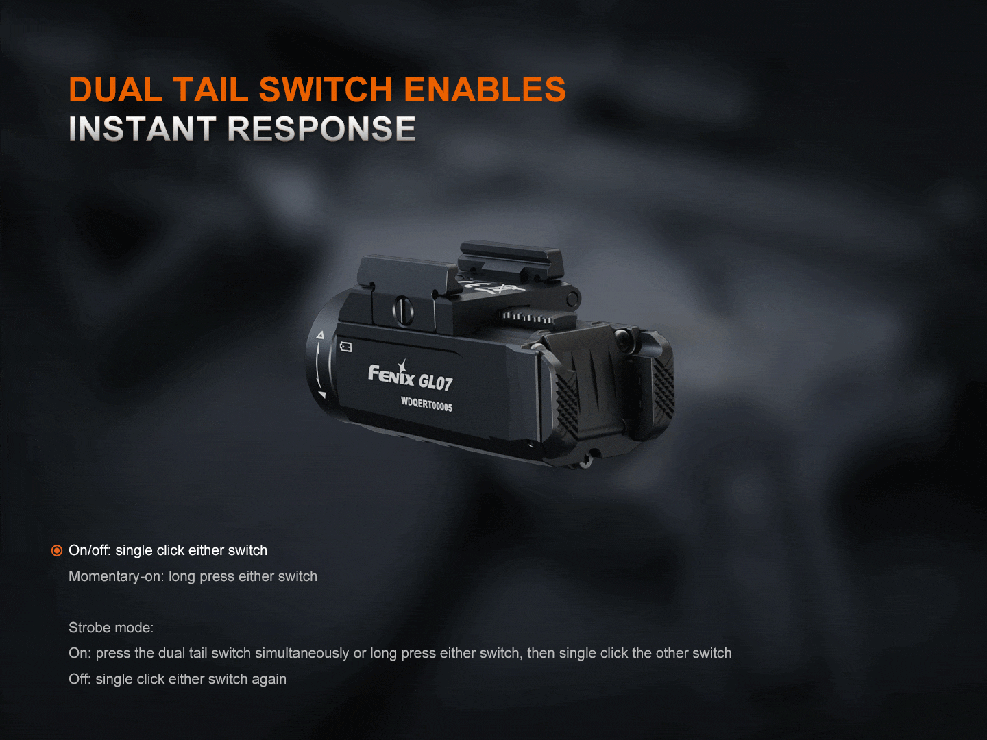 Fenix GL07 Quick Release Weapon Light