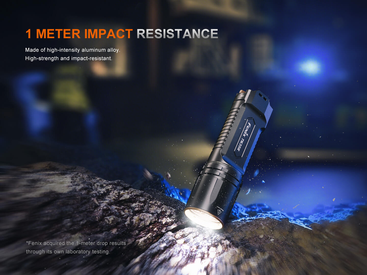 Fenix TK35R Rechargeable High-Performance Tactical Flashlight with UV Output