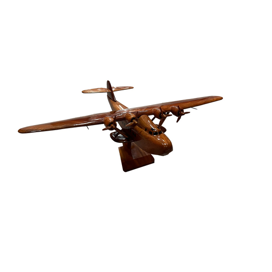 M-130 ( M130 ) China Cilpper Mahogany Wood Desktop Airplane Model