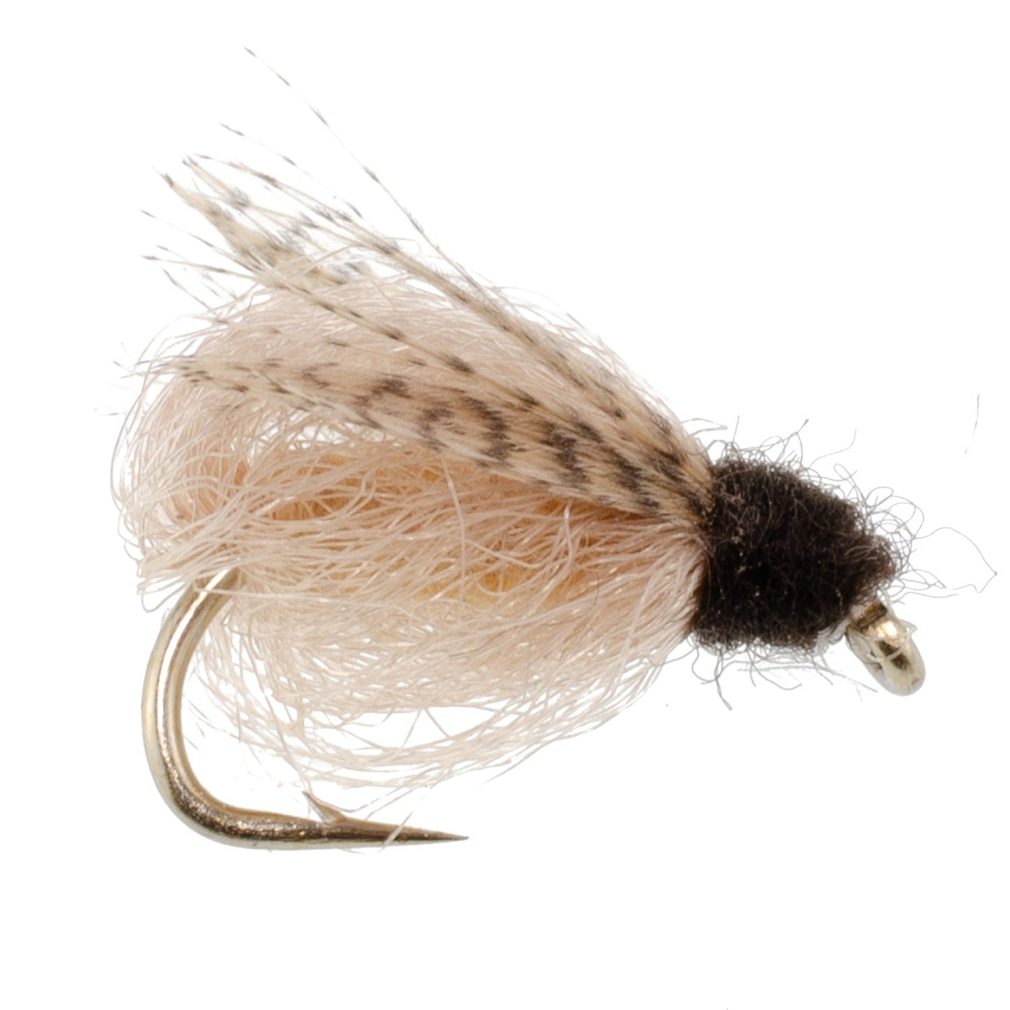 3 Pack LaFontaine Tan Deep Sparkle Caddis Pupa - Hook Size 12