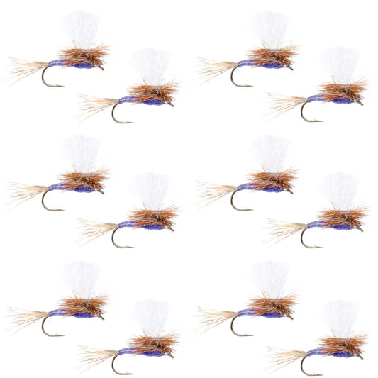 Parachute Purple Haze Dry Fly - 12 Flies Size 20