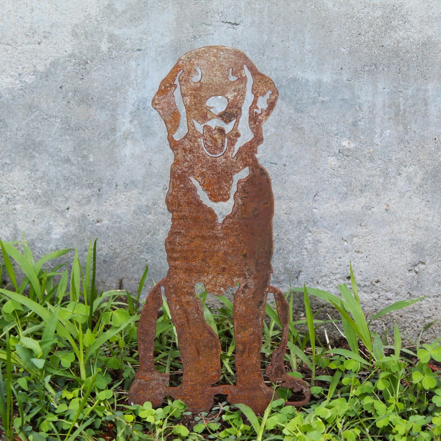 Flat-Coated Retriever Metal Art – Handmade Dog Silhouette