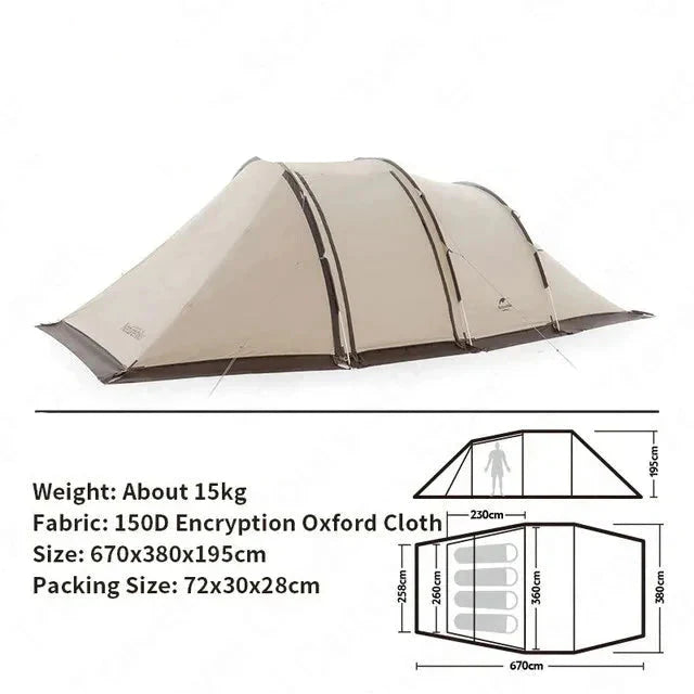 Weatherproof Camping Shelter for Groups