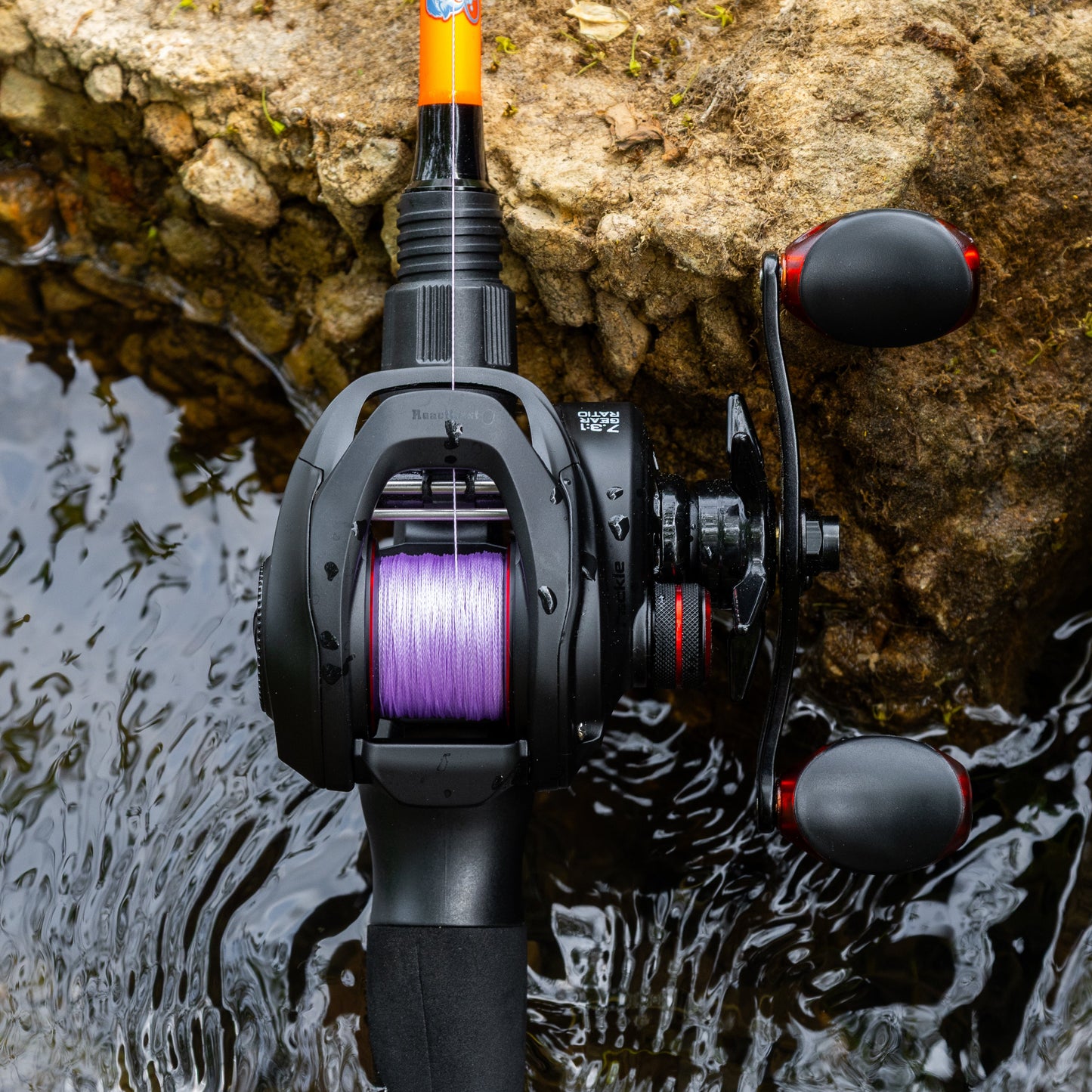 Reaction Tackle Braided Fishing Line - Purple - NEW