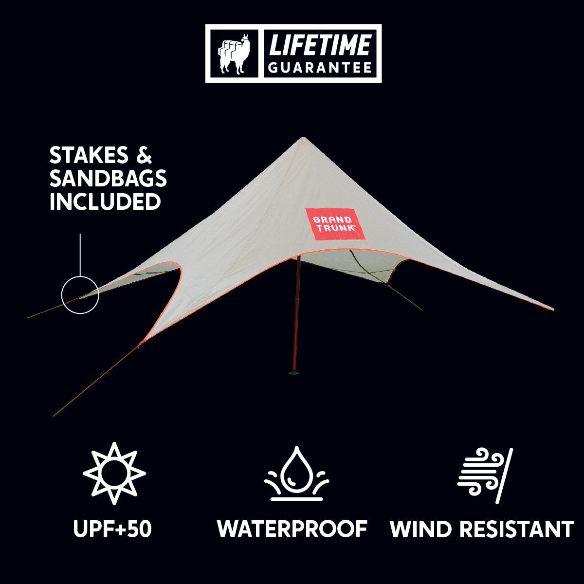 Grand Trunk ShadeCaster 2 Person Sunshade