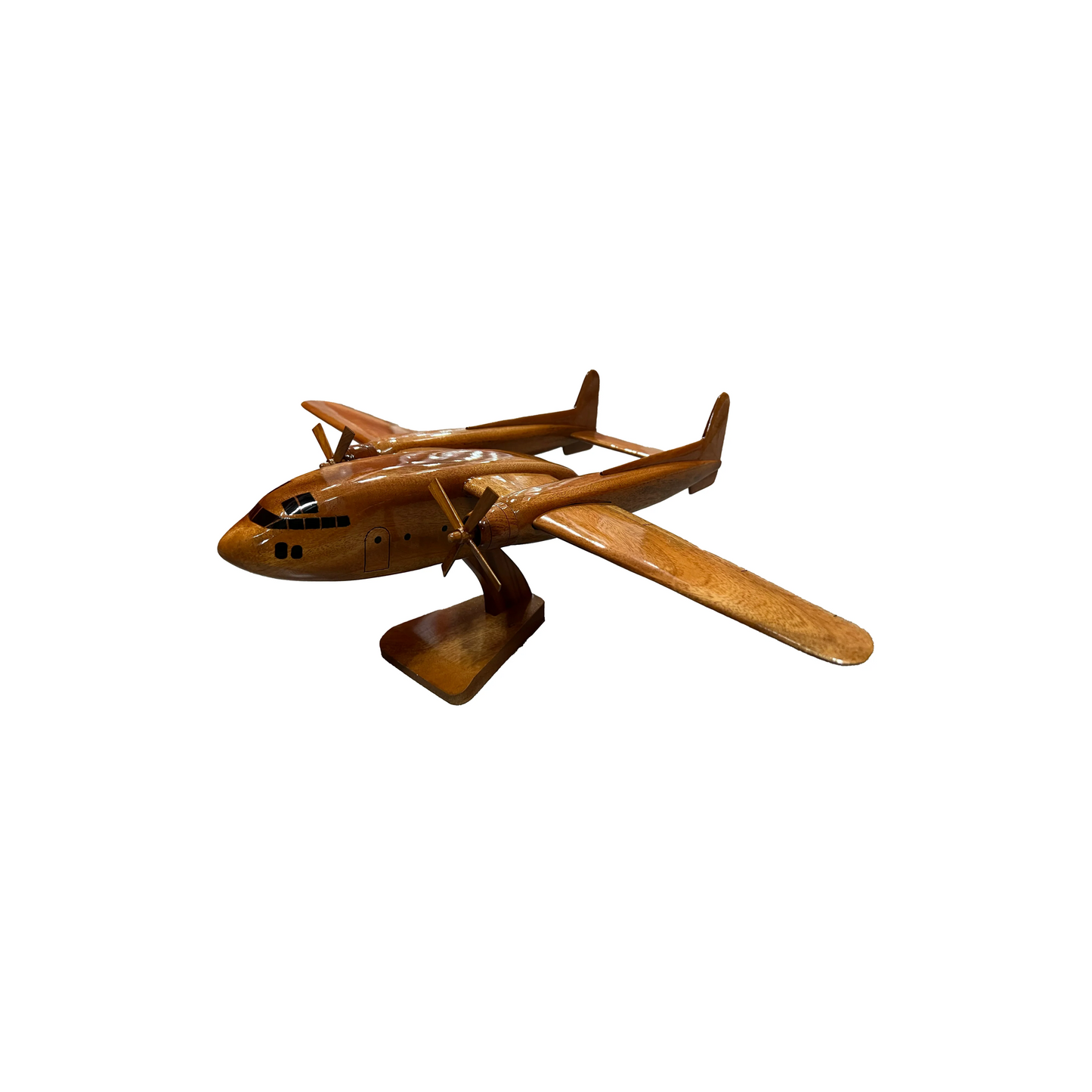 C-119 ( C119 ) Flying Box Mahogany Wood Desktop Airplane Model