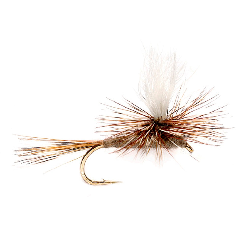 Adams Parachute Classic Dry Fly - 6 Flies Hook Size 12