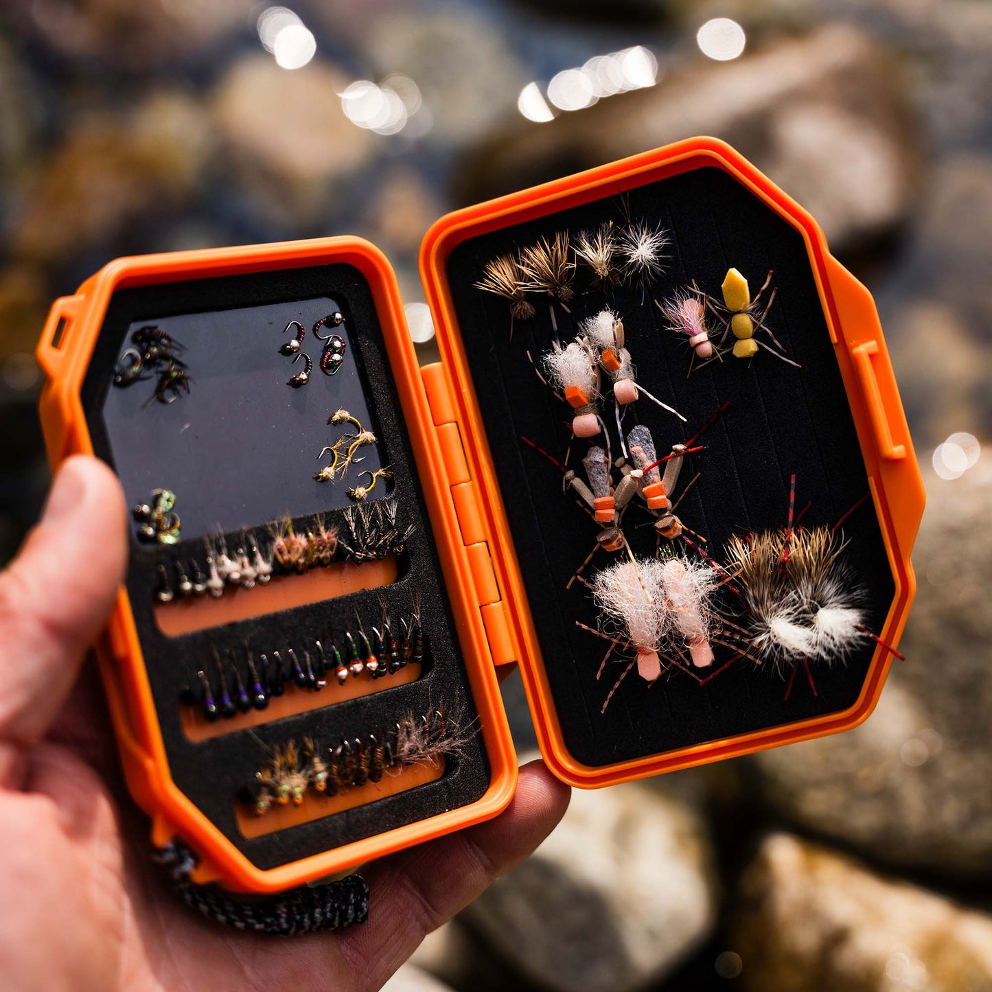 Micro Fly Box | Hot Spot Orange