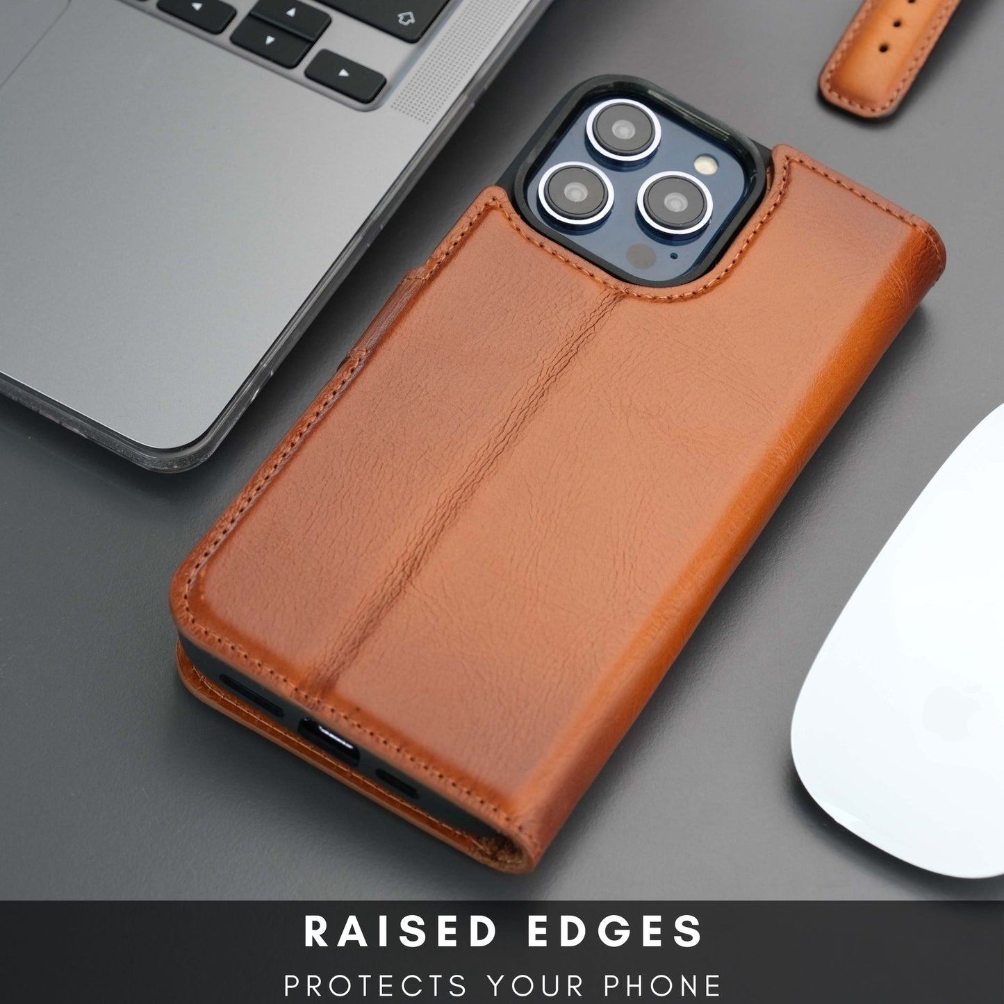 Casper Leather iPhone 14 Pro Wallet Case | MagSafe