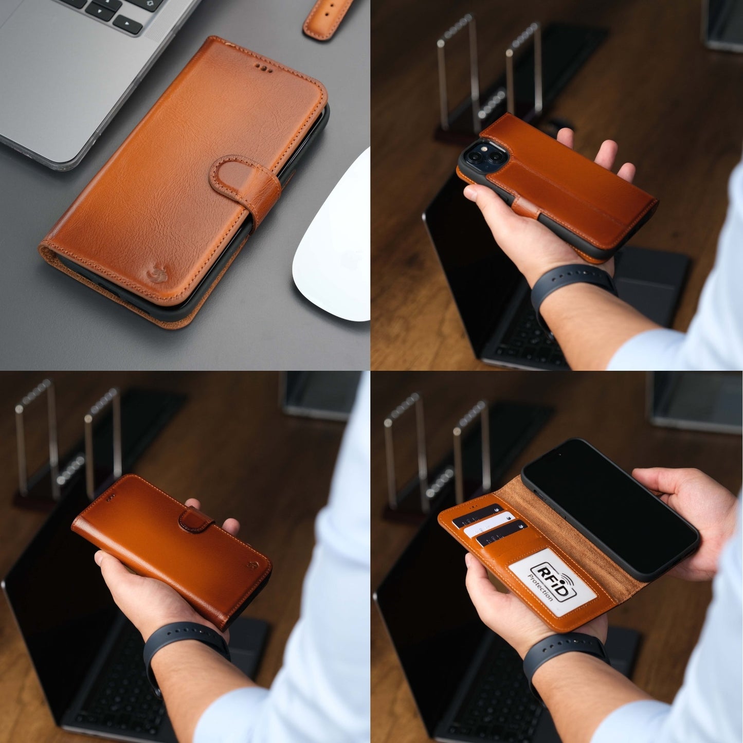 Casper Leather iPhone 14 Pro Wallet Case | MagSafe