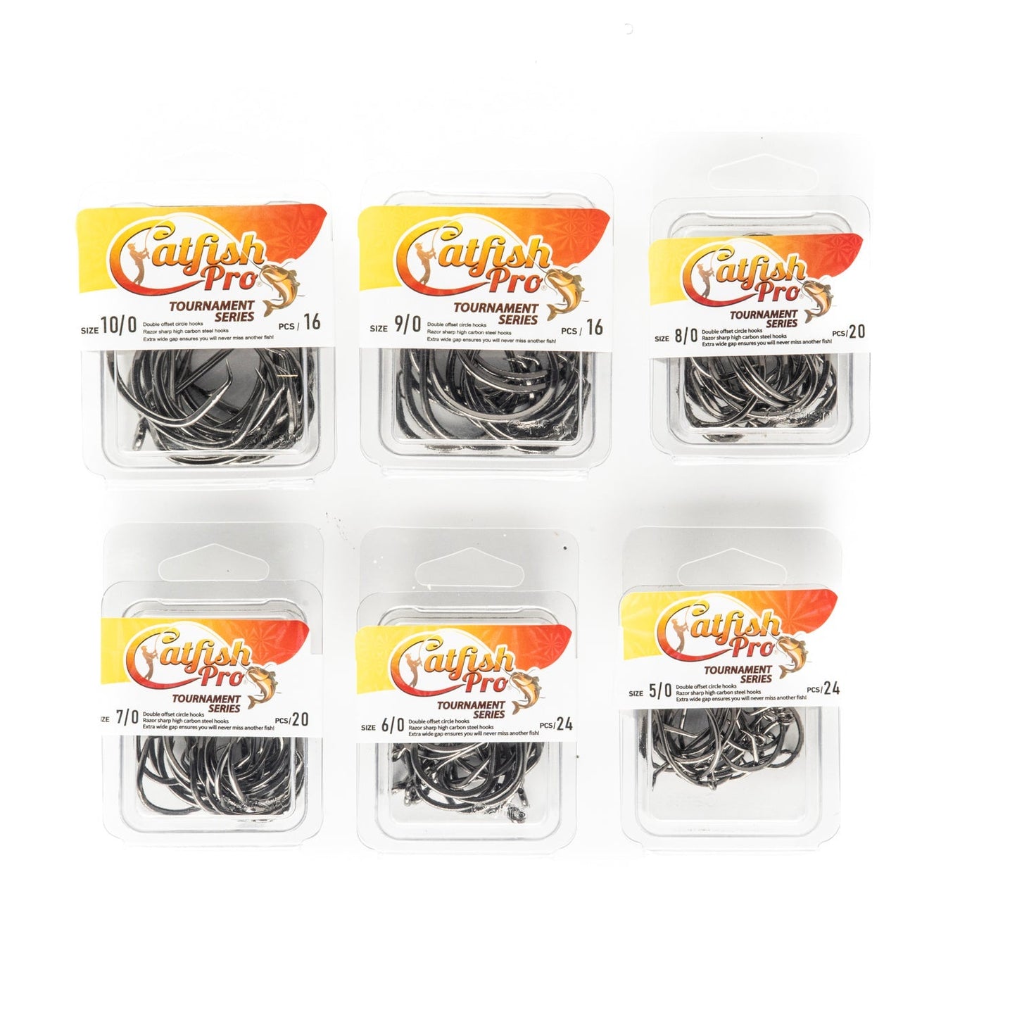 Double Offset Circle Hooks 8/0 - Value Pack
