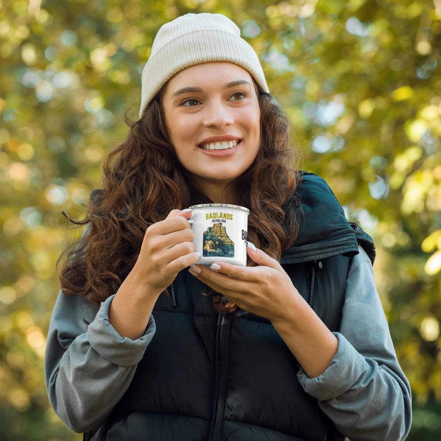 Badlands National Park Durable Enamel Camp Mug