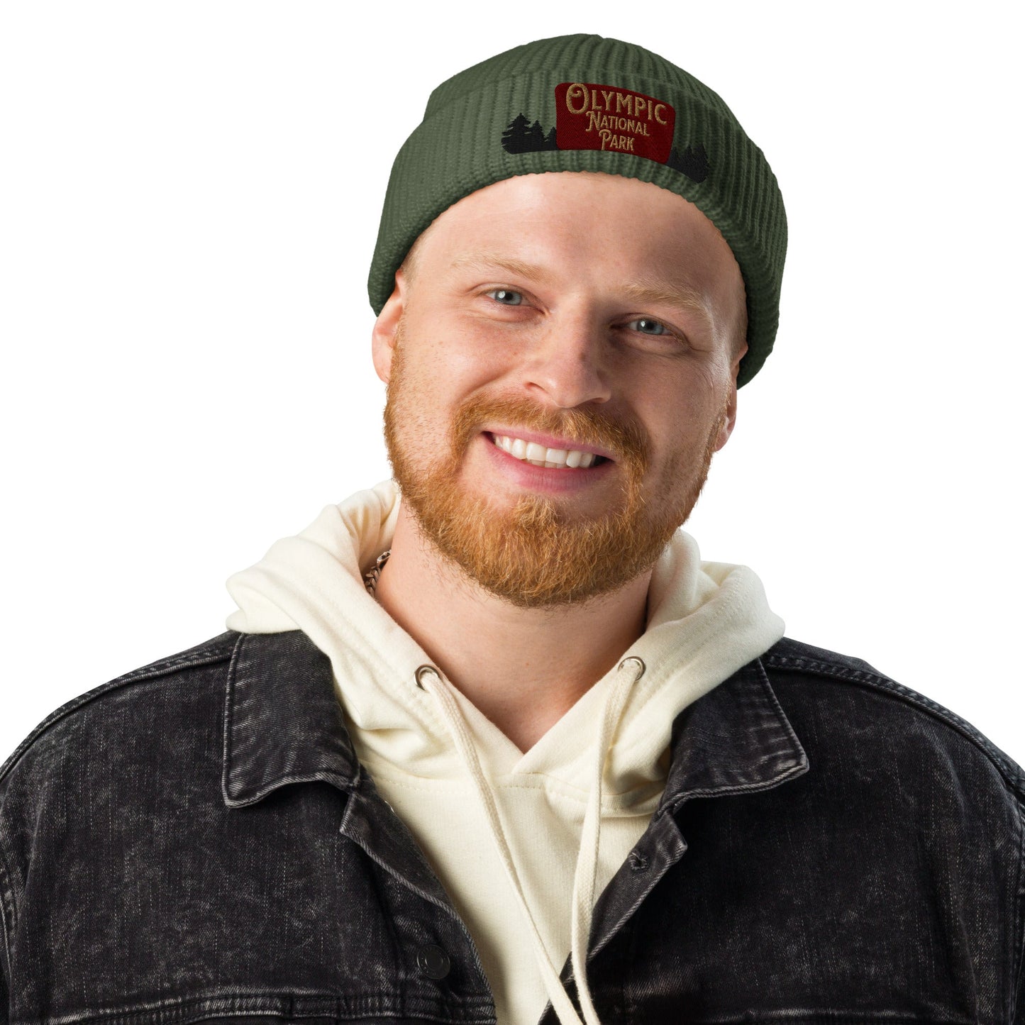 Olympic National Park Embroidered Beanie Winter Hat