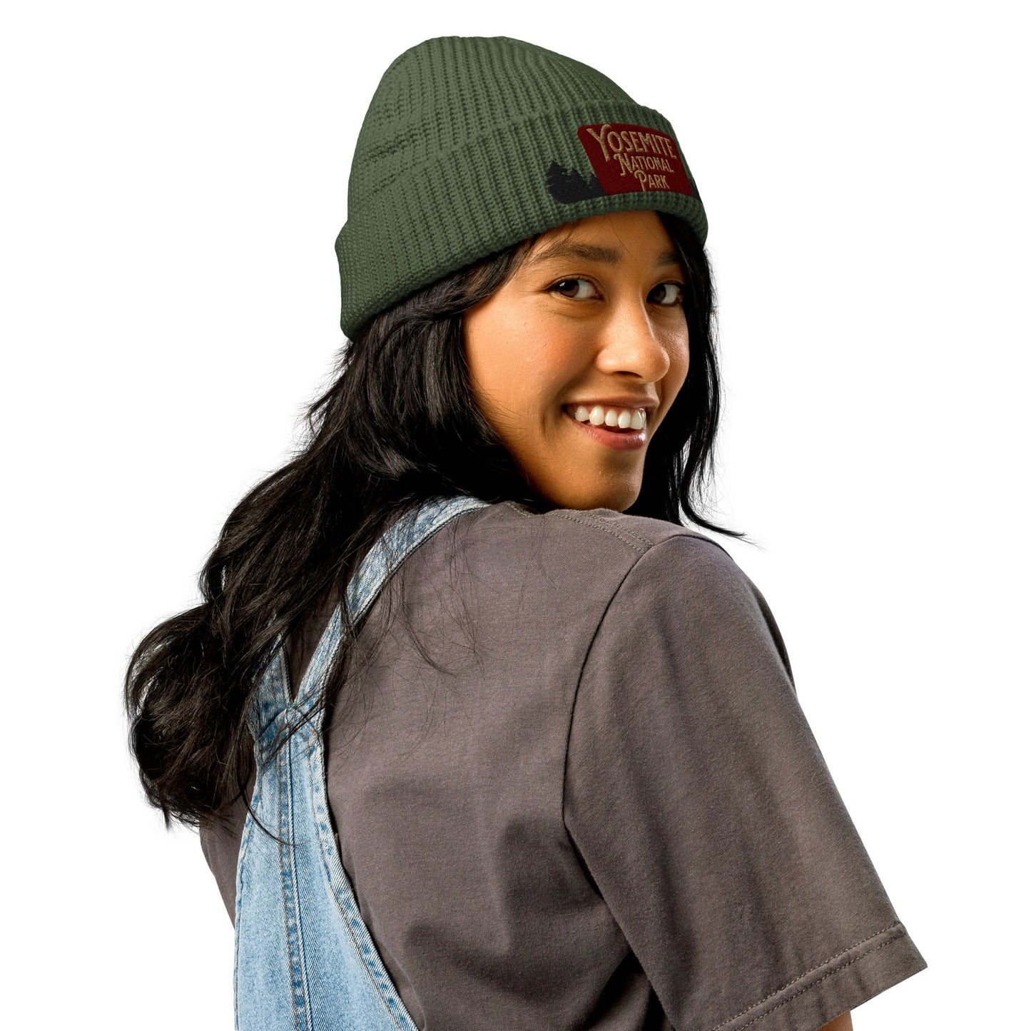 Yosemite National Park Wharf Style Embroidered Beanie