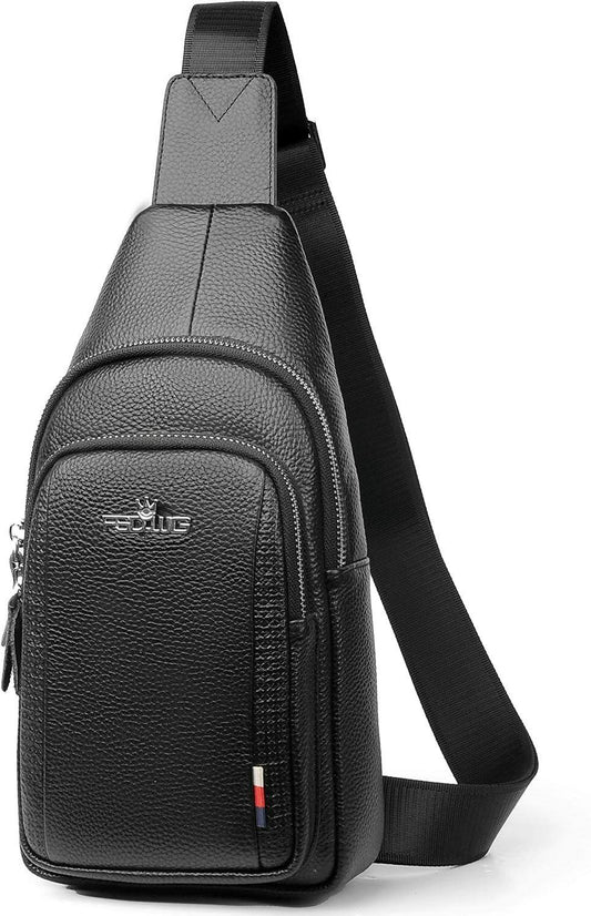 Vegan Leather Chest Bag – Sleek & Functional