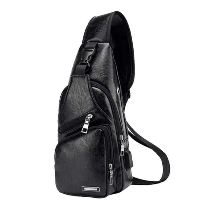 Vegan Leather Crossbody Sling Bag – Modern & Versatile