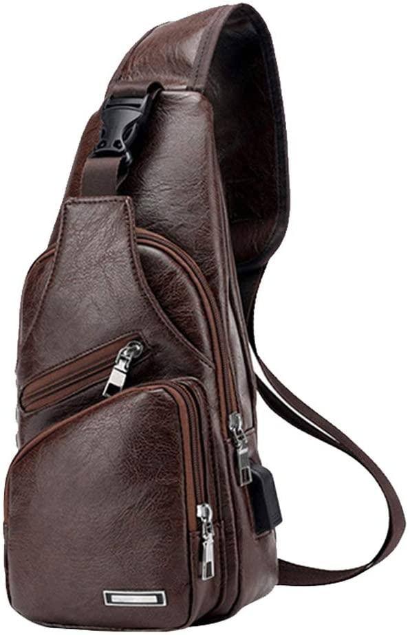 Vegan Leather Crossbody Sling Bag – Modern & Versatile