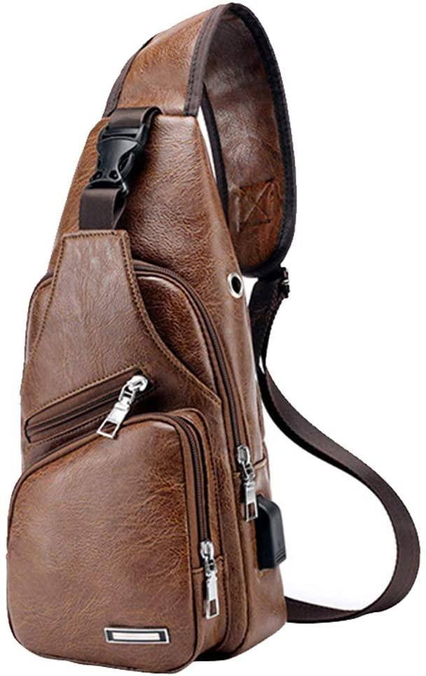 Vegan Leather Crossbody Sling Bag – Modern & Versatile
