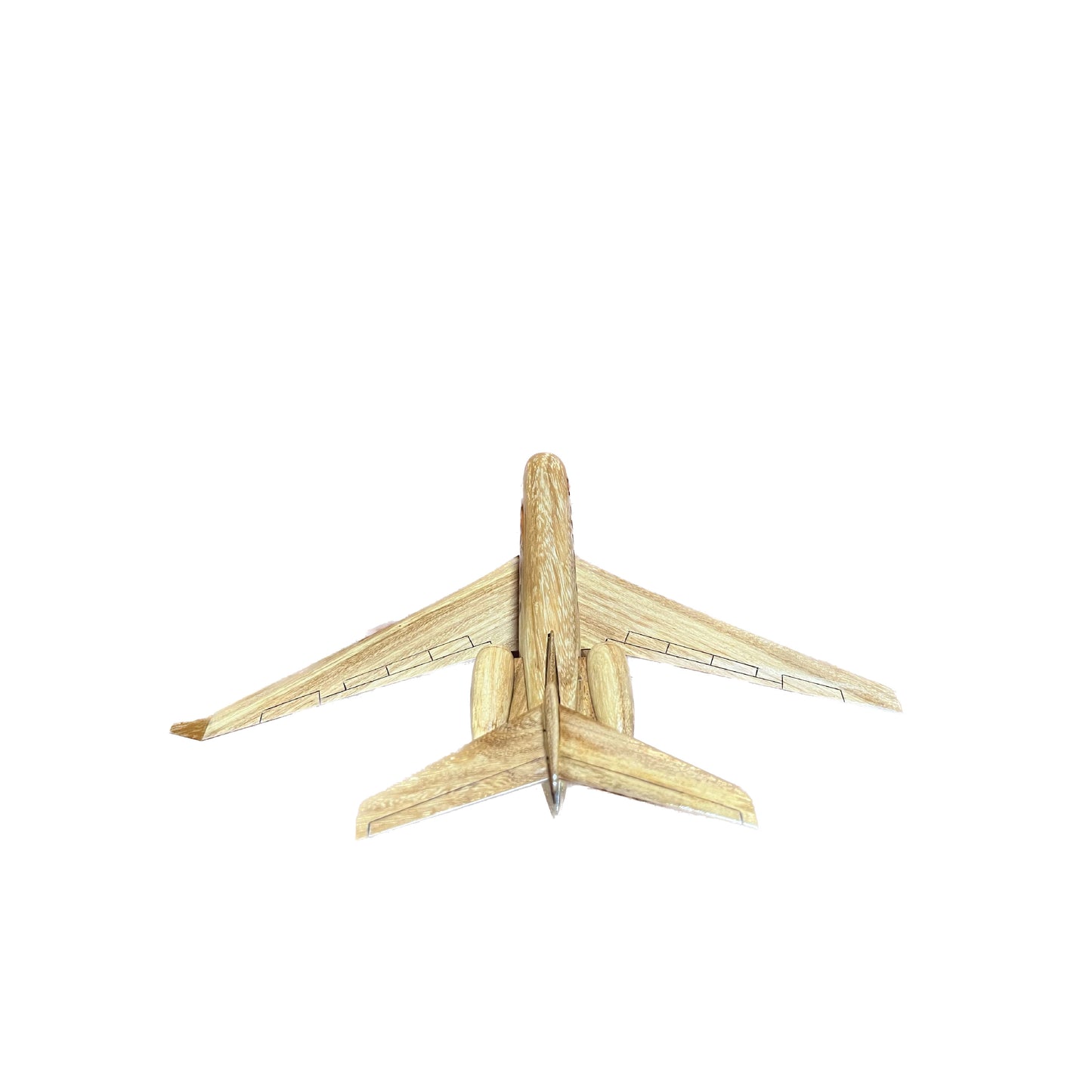 Gulfstream 650 Mahogany Wood Desktop Airplane Modal