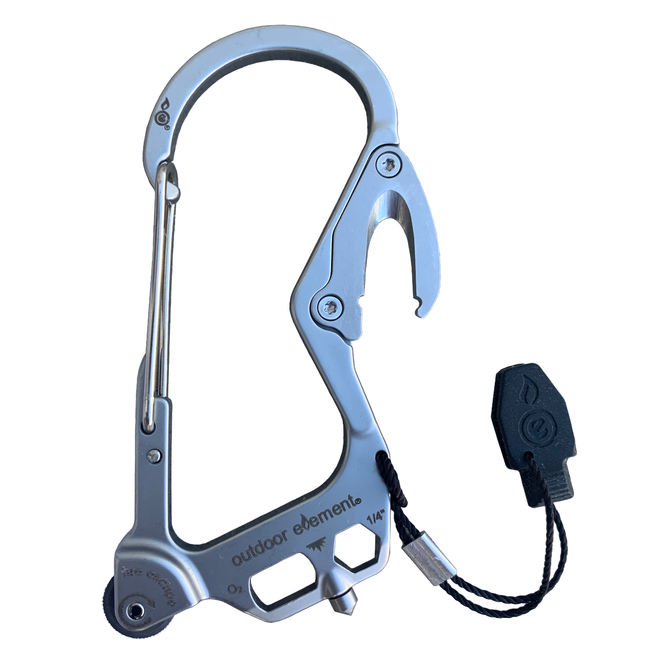 Fire Escape: Fire-Starting Multitool Carabiner